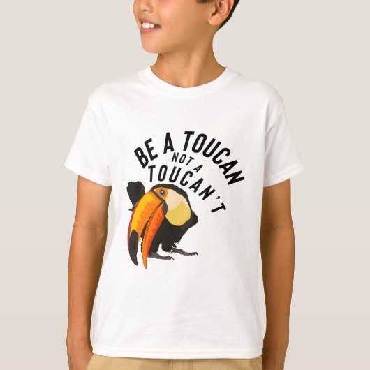 T-shirt T est pour Toucan (Devant)