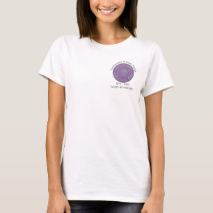 T-shirt T femme blanche pour Arvada West Band 50 ans