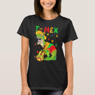 T-shirt T Mex Sombrero Cinco De Mayo Mexican Rex Dinosaur
