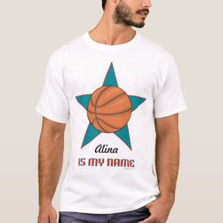 T-shirt T personnalisé du basket-ball de l'enfant… -