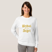 T-shirt T-Personnaliser de l'ange nuptiale (Devant entier)