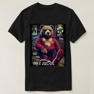 T-SHIRT T.R.K OURS À L'EFFIGIE D'UN OURS HIP-HOP I