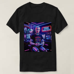 T-SHIRT T.R.K SALLE DE JEUX ROBOTIQUE CYBER FUTURISTE