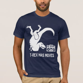 T-shirt T-Rex a des mouvements