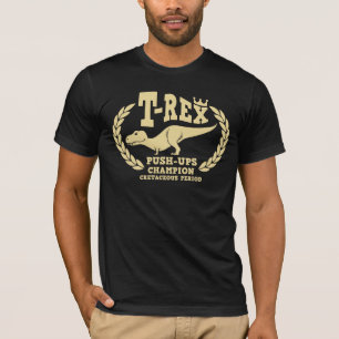 T-shirt T-Rex aime des pousées