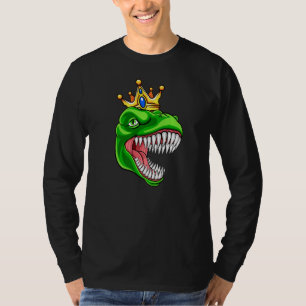 T-shirt T Rex Avec Tyrannosaurus Couronne Rex Dinosaure