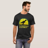 T-shirt T Rex Dino Faire Endometriose Extinction Connaissa (Devant entier)