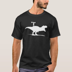 T-shirt T Rex Dinosaur Garçons Haltérophilie Enfants Weigh