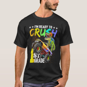 T-shirt T Rex Dinosaur Je suis prêt à écraser la 1ère clas