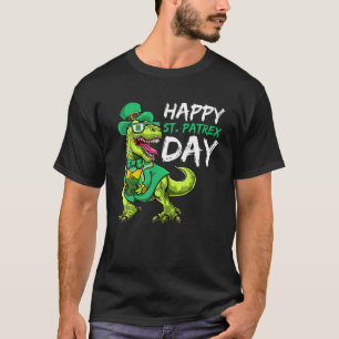 T-shirt T Rex Dinosaur, Le Jour De La Saint-Patrick