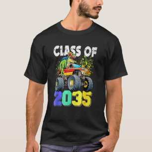 T-shirt T Rex Dinosaur Monster Classe De Camion De 2035 Pr
