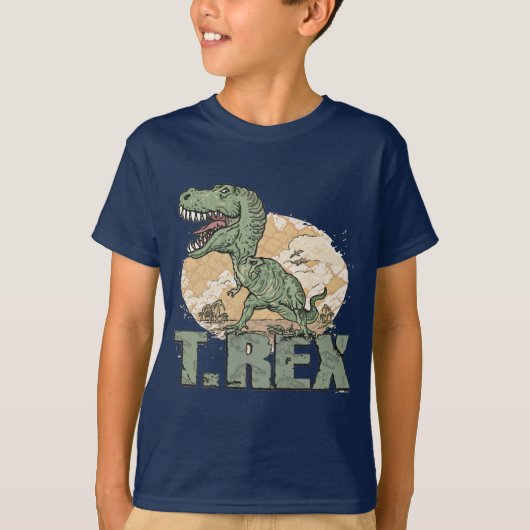 T-shirt T. Rex Dinosaur par des studios de Mudge (Devant)