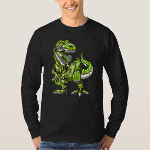 T-shirt T Rex Dinosaur Robot Futuriste Science Fiction Bo