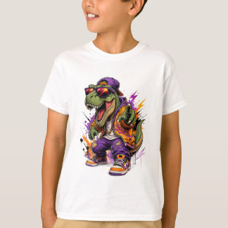 T-shirt T rex dinosaure