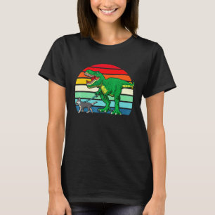T-shirt T Rex Dinosaure Blue Heeler Chien Bouvier Australi