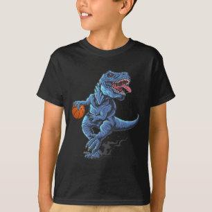 T-shirt T-Rex dinosaure drôle jouant avec un amoureux de j