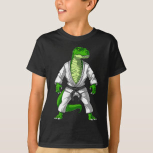 T-shirt T-rex Dinosaure Jiu-jitsu Judo Karate Taekwondo Ma
