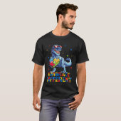T-shirt T Rex Embrace Differences Sensibilisation sur l'au (Devant entier)