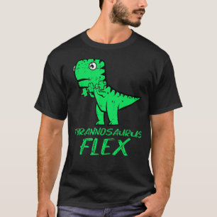 T-shirt T Rex Flex Pun Dinosaure Entraînement Fitness