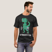 T-shirt T rex Gym Weight Training The Struggle Is Real (Devant entier)