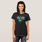 T-shirt T Rex Hates Backstroke Swimmer Swimming (Devant entier)