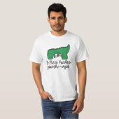 T-shirt T-Rex hates push ups (Devant entier)