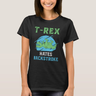 T-shirt T-Rex Hates Retour Baignade Nage Nage Amusant