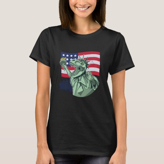 T-shirt T-Rex Liberty (Devant)