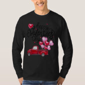 T-shirt T Rex Monster Truck Riding Toddler Valentineu2019s (Devant)