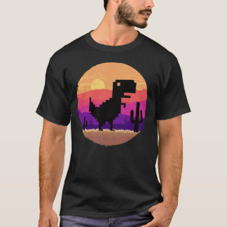 T-shirt T-rex offline game
