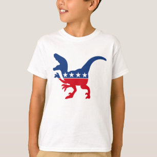 T-shirt T-Rex patriotique anti-politique