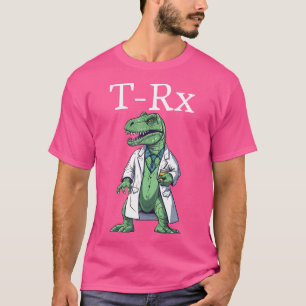 T-shirt T Rex Pharmacie Étudiante Tech Rx Pun Funny Pharma