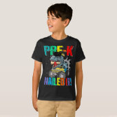 T-shirt T Rex Pre-K Cloué It Graduation Class De 2022 Din (Devant entier)