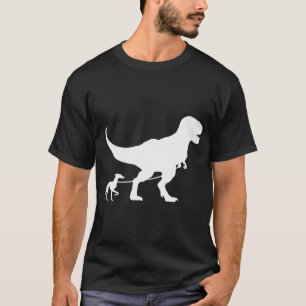 T-shirt T-Rex promenant un chien Drôle de père lévriers it
