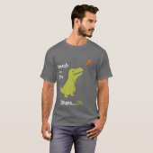 T-shirt T-Rex Reach Pour Les Étoiles Oh Dinosaur Dino Cool (Devant entier)