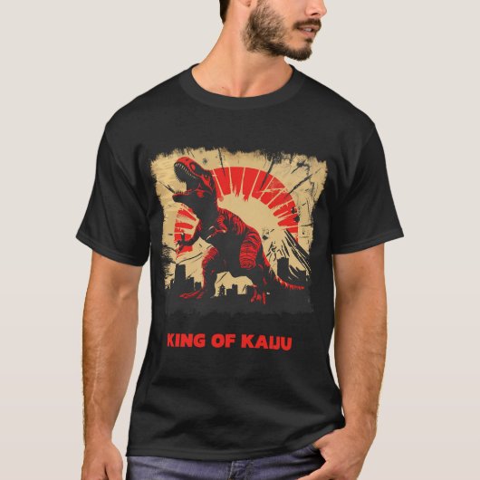 T-shirt T Rex Roi des Kaiju (Devant)