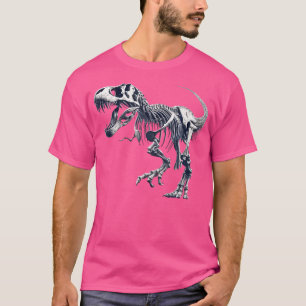 T-shirt T Rex Skeleton Dino Bones Paléontologue Fossil Di