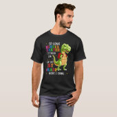 T-shirt T Rex So Long Kindergard Attention De Première Ann (Devant entier)