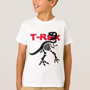 T-shirt T-rex Squelette