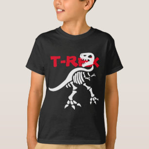 T-shirt T-rex Squelette