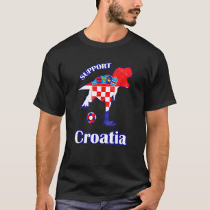 T-shirt T Rex Support Jersey Croatie Soccer 2018 Cadeau Ga