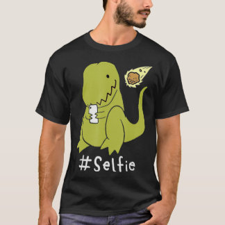 T-shirt T-Rex Taking Selfie Dinosaur Dino Cool Cute