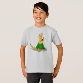 T-shirt T-Rex Ukulele (Devant entier)