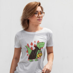 T-shirt T Rex Vampire Dinosaure Halloween