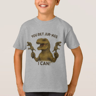 T-shirt T-Rex Vous Pariez Jur-Ass Je Peux