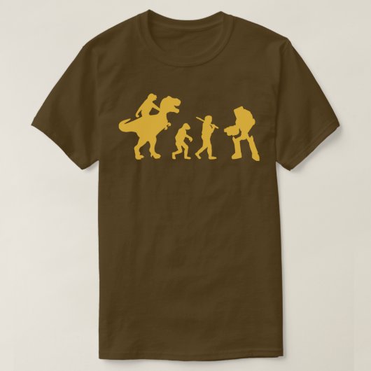 T-shirt T Rex vs Robot (Design devant)