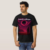 T-shirt 🪐 T-Shi double face DarkStarBurn "Eclipse Descent (Devant entier)