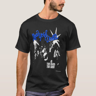 T-shirt T-Shir de New York Doll's (Blue) Trop Tôt