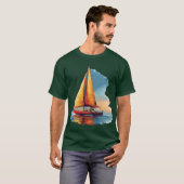 T-shirt T-Shir foncé de base (Devant entier)