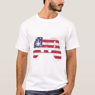T-shirt T Shirt 14 Juillet Jeu Vidéo Gamer Enfants Garçons